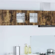   vidaXL Konyhaszekrény polcokkal Füstölt tölgy 80 x 31 x 40 cm Faanyag