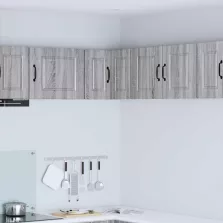   vidaXL Konyhaszekrény polcokkal Szürke Sonoma 57 x 57 x 40 cm Faanyag