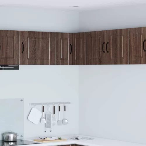 vidaXL Konyhaszekrény polcokkal Barna Tölgy 57 x 57 x 40 cm Faanyag