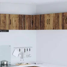   vidaXL Konyhaszekrény polcokkal Öreg fa 57 x 57 x 40 cm Faanyag