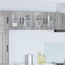   vidaXL Konyhaszekrény polcokkal Szürke Sonoma 60 x 31 x 40 cm Faanyag
