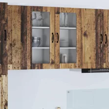   vidaXL Konyhaszekrény polcokkal Öreg fa 40 x 31 x 80 cm Faanyag