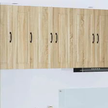   vidaXL Konyhaszekrény 2 pcs Sonoma tölgy 30 x 31 x 80 cm Faanyag