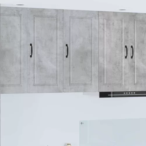 vidaXL Konyhaszekrény polcokkal Beton Szürke 40 x 31 x 80 cm Faanyag