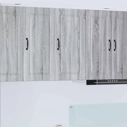 vidaXL Konyhaszekrény polcokkal Szürke Sonoma 40 x 31 x 80 cm Faanyag