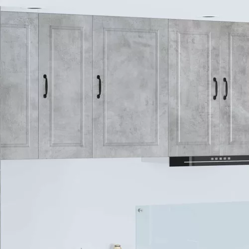 vidaXL Konyhaszekrény polcokkal Beton Szürke 50 x 31 x 80 cm Faanyag