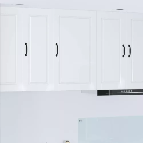 vidaXL Konyhaszekrény Magas Fényű Fehér 50 x 31 x 80 cm Faanyag