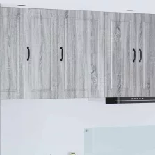   vidaXL Konyhaszekrény polcokkal Szürke Sonoma 50 x 31 x 80 cm Faanyag