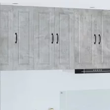   vidaXL Konyhaszekrény polcokkal Beton Szürke 60 x 31 x 80 cm Faanyag