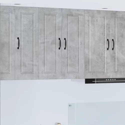 vidaXL Konyhaszekrény polcokkal Beton Szürke 60 x 31 x 80 cm Faanyag