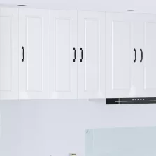   vidaXL Konyhaszekrény Magas Fényű Fehér 60 x 31 x 80 cm Faanyag