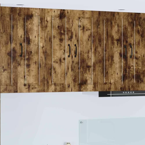 vidaXL Konyhaszekrény polcokkal Füstölt tölgy 60 x 31 x 80 cm Faanyag