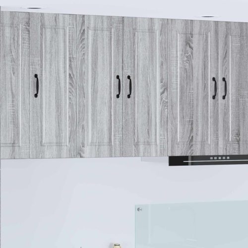 vidaXL Konyhaszekrény polcokkal Szürke Sonoma 60 x 31 x 80 cm Faanyag