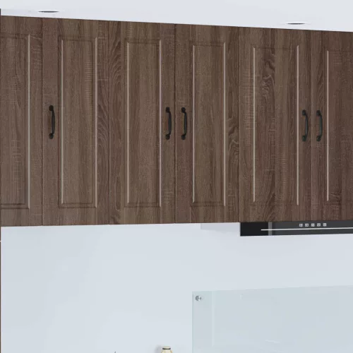 vidaXL Konyhaszekrény polcokkal Barna Tölgy 60 x 31 x 80 cm Faanyag