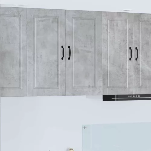 vidaXL Konyhaszekrény polcokkal Beton Szürke 80 x 31 x 80 cm Faanyag