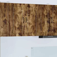   vidaXL Konyhaszekrény polcokkal Füstölt tölgy 80 x 31 x 80 cm Faanyag