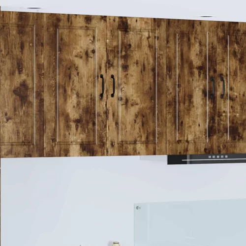 vidaXL Konyhaszekrény polcokkal Füstölt tölgy 80 x 31 x 80 cm Faanyag