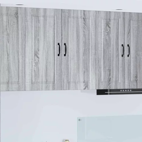 vidaXL Konyhaszekrény polcokkal Szürke Sonoma 80 x 31 x 80 cm Faanyag