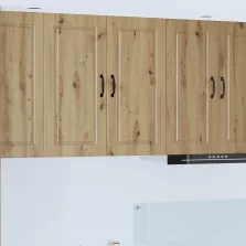   vidaXL Konyhaszekrény polcokkal Artisan tölgy 80 x 31 x 80 cm Faanyag