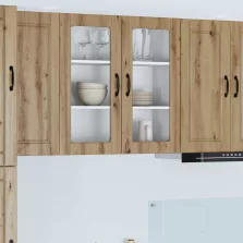   vidaXL Konyhaszekrény polcokkal Artisan tölgy 80 x 31 x 80 cm Faanyag