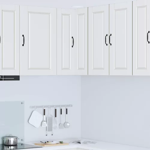 vidaXL Konyhaszekrény polcokkal ajtóval Fehér 57 x 57 x 80 cm Faanyag