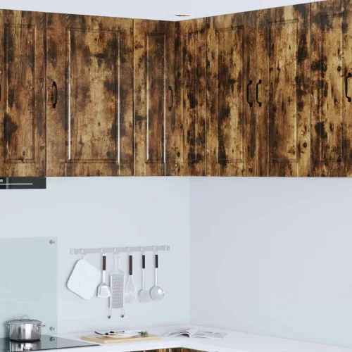 vidaXL Konyhaszekrény polcokkal Füstölt tölgy 57 x 57 x 80 cm Faanyag