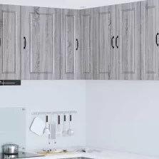   vidaXL Konyhaszekrény polcokkal Szürke Sonoma 57 x 57 x 80 cm Faanyag