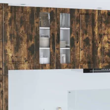   vidaXL Konyhaszekrény polcokkal Füstölt tölgy 60 x 31 x 80 cm Faanyag