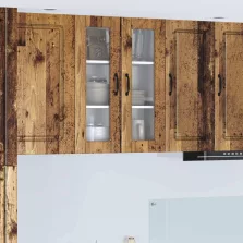   vidaXL Konyhaszekrény polcokkal Öreg fa 60 x 31 x 80 cm Faanyag