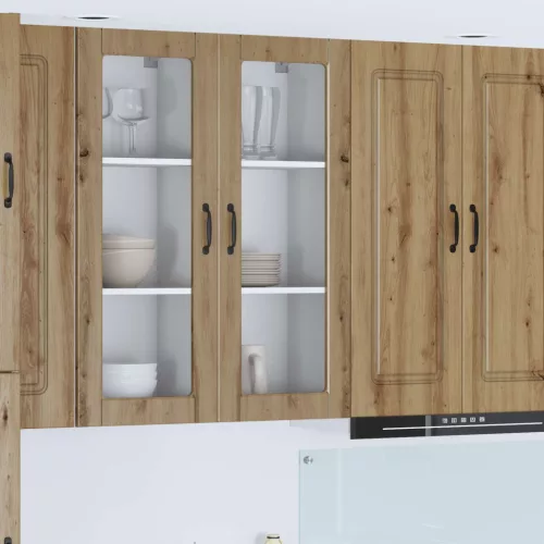 vidaXL Konyhaszekrény polcokkal Artisan tölgy 40 x 31 x 100 cm Faanyag