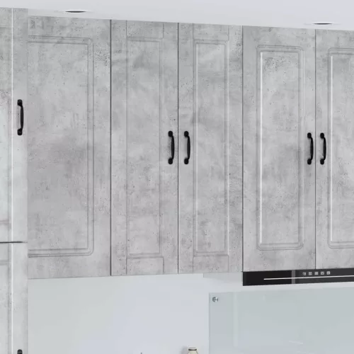 vidaXL Konyhaszekrény polcokkal Beton Szürke 30 x 31 x 100 cm Faanyag