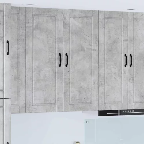 vidaXL Konyhaszekrény polcokkal Beton Szürke 40 x 31 x 100 cm Faanyag