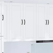   vidaXL Konyhaszekrény Magas Fényű Fehér 40 x 31 x 100 cm Faanyag