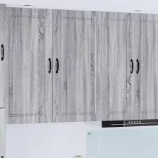   vidaXL Konyhaszekrény polcokkal Szürke Sonoma 50 x 31 x 100 cm Faanyag