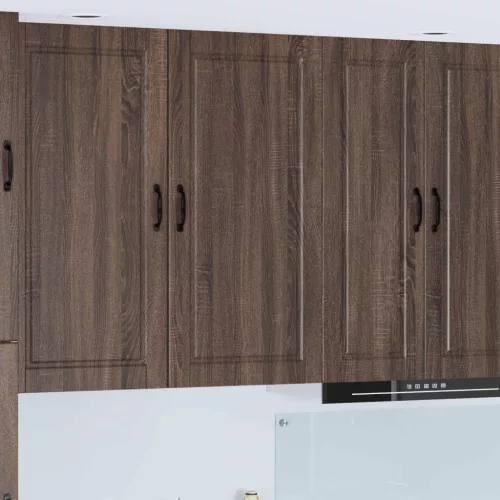 vidaXL Konyhaszekrény polcokkal Barna Tölgy 50 x 31 x 100 cm Faanyag