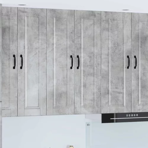 vidaXL Konyhaszekrény polcokkal Beton Szürke 60 x 31 x 100 cm Faanyag