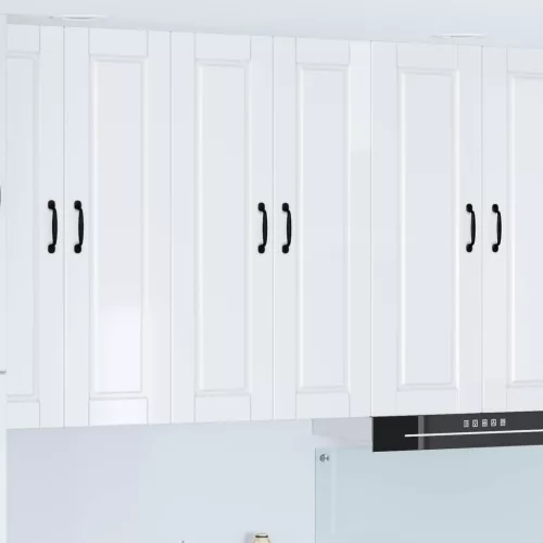 vidaXL Konyhaszekrény Magas Fényű Fehér 60 x 31 x 100 cm Faanyag