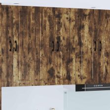   vidaXL Konyhaszekrény polcokkal Füstölt tölgy 60 x 31 x 100 cm Faanyag