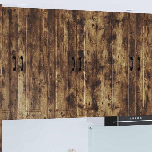 vidaXL Konyhaszekrény polcokkal Füstölt tölgy 60 x 31 x 100 cm Faanyag