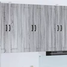   vidaXL Konyhaszekrény polcokkal Szürke Sonoma 60 x 31 x 100 cm Faanyag