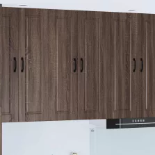   vidaXL Konyhaszekrény polcokkal Barna Tölgy 60 x 31 x 100 cm Faanyag