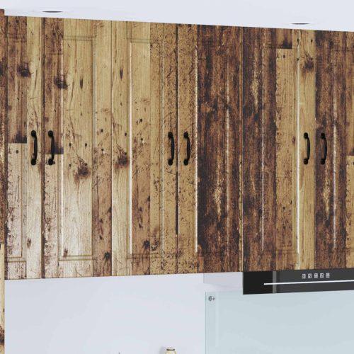 vidaXL Konyhaszekrény polcokkal Öreg fa 60 x 31 x 100 cm Faanyag