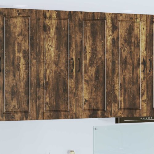 vidaXL Konyhaszekrény polcokkal Füstölt tölgy 80 x 31 x 100 cm Faanyag