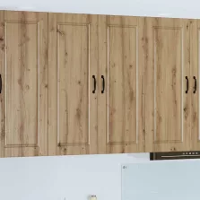   vidaXL Konyhaszekrény polcokkal Artisan tölgy 80 x 31 x 100 cm Faanyag