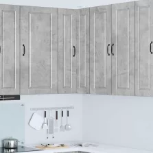   vidaXL Konyhaszekrény polcokkal Beton Szürke 57 x 57 x 100 cm Faanyag