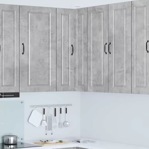 vidaXL Konyhaszekrény polcokkal Beton Szürke 57 x 57 x 100 cm Faanyag