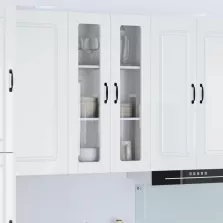   vidaXL Konyhaszekrény Magas Fényű Fehér 60 x 31 x 100 cm Faanyag