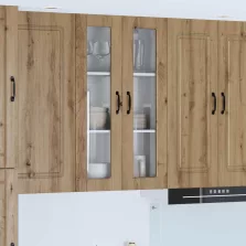   vidaXL Konyhaszekrény polcokkal Artisan tölgy 60 x 31 x 100 cm Faanyag
