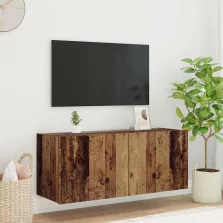 vidaXL TV Fali Szekrény Öreg fa 100 x 35 x 41 cm Faanyag