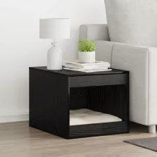   vidaXL Macska Alomtálca Bútor Fekete tölgy 47 x 59 x 42 cm Faanyag